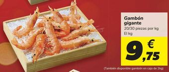 Carrefour Gambón gigante oferta