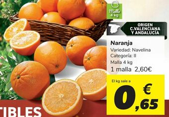 Carrefour Naranja oferta