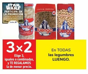 Carrefour En todas las legumbres luengo oferta