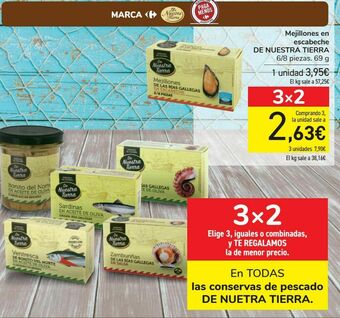 Carrefour En todas las conservas de pescado de nuestra tierra oferta