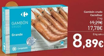 Carrefour Gambón crudo carrefour oferta