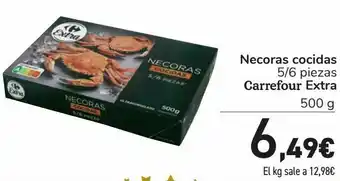 Carrefour Necoras cocidas carrefour extra oferta