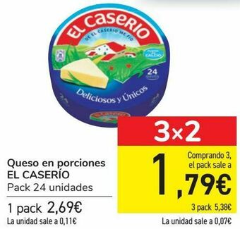Carrefour Queso en porciones el caserío oferta