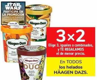 Carrefour En todos los helados häagen dazs oferta