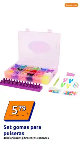 Action Set gomas para pulseras oferta