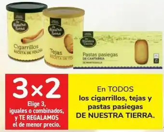 Carrefour En todos los cigarrillos, tejas y pastas pasiegas de nuestra tierra oferta