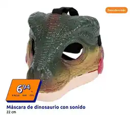 Action Máscara de dinosaurio con sonido oferta