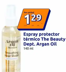 Action Espray protector térmico The Beauty Dept. Argan Oil oferta