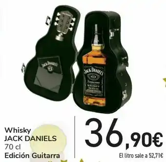 Carrefour Whisky jack daniels edición guitarra oferta