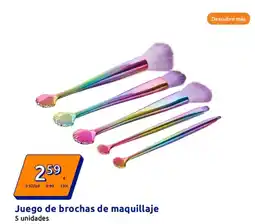 Action Juego de brochas de maquillaje oferta