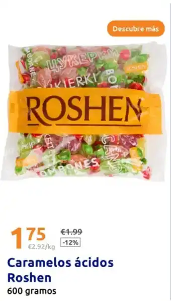 Action ROSHEN Caramelos ácidos oferta