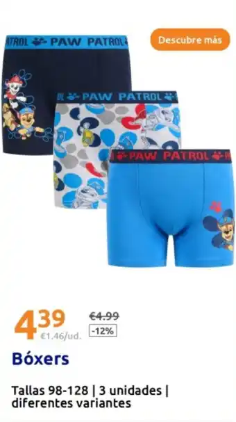 Action Bóxers oferta