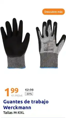 Action WERCKMANN Guantes de trabajo oferta