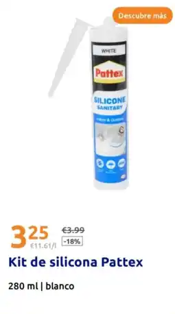 Action PATTEX Kit de silicona oferta