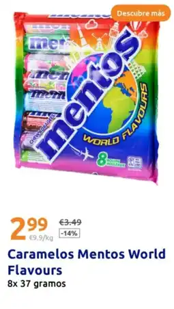 Action MENTOS Caramelos World Flavours oferta