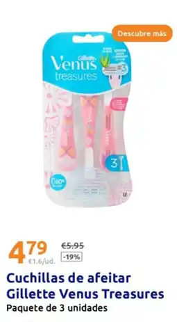 Action Cuchillas de afeitar Gillette Venus Treasures oferta