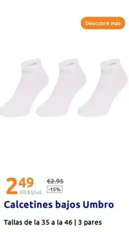Action Calcetines bajos Umbro oferta