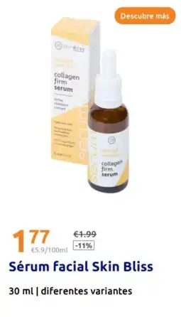 Action Sérum facial Skin Bliss oferta