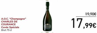 Carrefour A.o.c. ''champagne'' charles de courance cuvée spéciale oferta