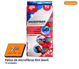 Action Paños de microfibras Dirt Devil oferta