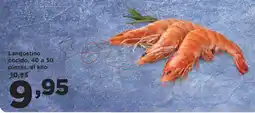 Alimerka Langostino cocido, 40 a 50 piezas oferta