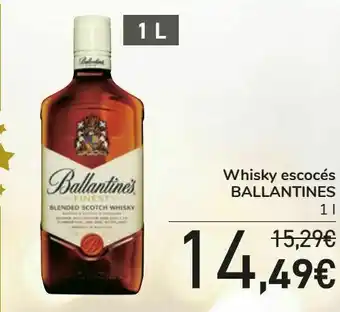 Carrefour Whisky escocés ballantines oferta