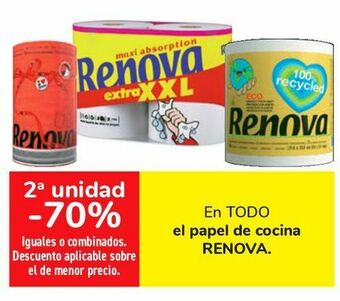 Carrefour En todo el papel de cocina renova oferta