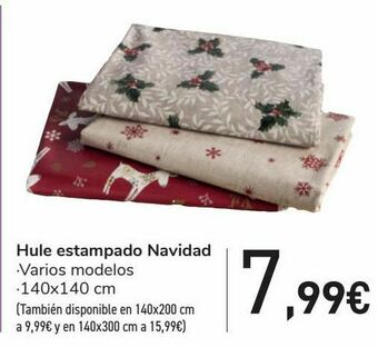 Carrefour Hule estampado navidad oferta