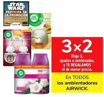 Carrefour En todos los ambientadores airwick oferta
