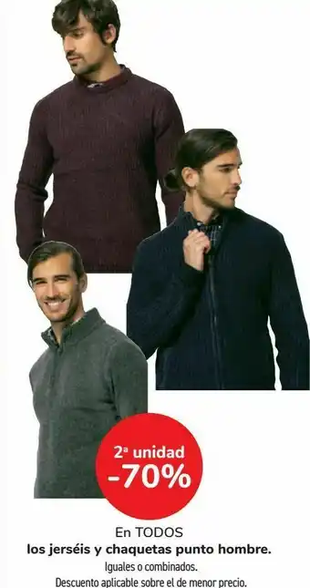 Carrefour En todos los jerséis y chaquetas punto hombre oferta