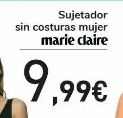 Carrefour Sujetador sin costura mujer marie claire oferta
