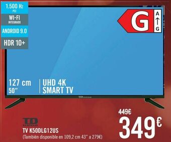 Carrefour Td systems tv k50dlg12us oferta