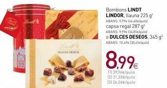 Condis Bombones lindt oferta