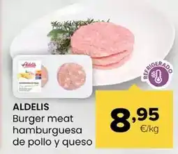 Autoservicios Familia Aldelis - burger meat hamburguesa de pollo y queso oferta