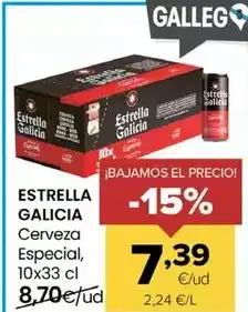 Autoservicios Familia Estrella galicia - cerveza especial oferta