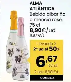 Autoservicios Familia Alma atlantica - bebida albariño o mencia rosé oferta