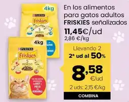 Autoservicios Familia Purina - friskies en los alimentos para gatos adultos senalizados oferta