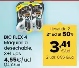 Autoservicios Familia Bic - flex 4 maquinilla desechable oferta