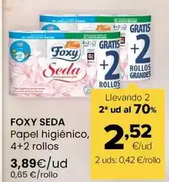 Autoservicios Familia Foxy - seda papel higienico oferta