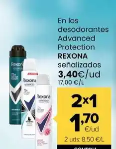 Autoservicios Familia Rexona - en los desodorantes advanced protection oferta