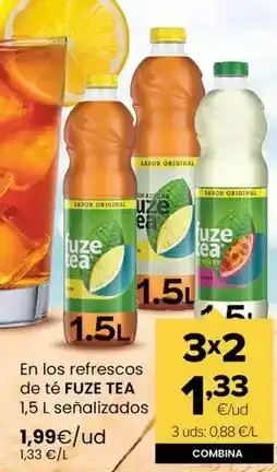 Autoservicios Familia Fuze tea - en los refrescos de té oferta