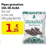 Alcampo Sol de alba - pipas granainas oferta