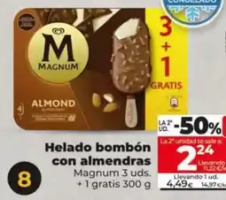 Magnum - helado bombón con almendras