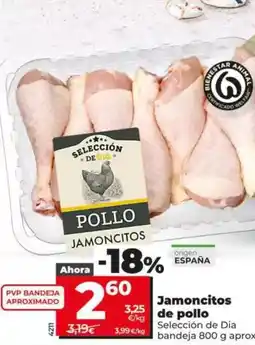 Dia Seleccion de dia - jamoncitos de pollo bandeja 800 g aprox oferta