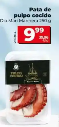Dia Dia mari marinera - pata de pulpo cocido 250 g oferta