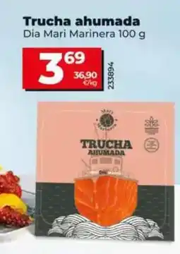 Dia Dia mari marinera - trucha ahumada 100 g oferta