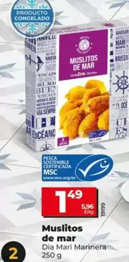 Dia Dia mari marinera - muslitos de mar 250 g oferta