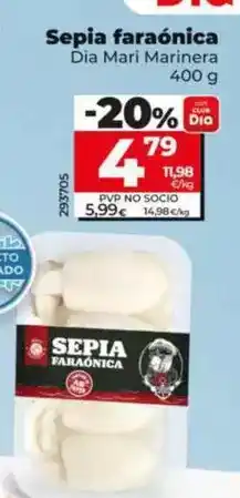 Dia Dia mari marinera - sepia faraónica 400 g oferta