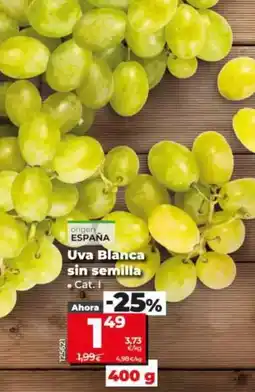 Dia Uva blanca sin semilla oferta
