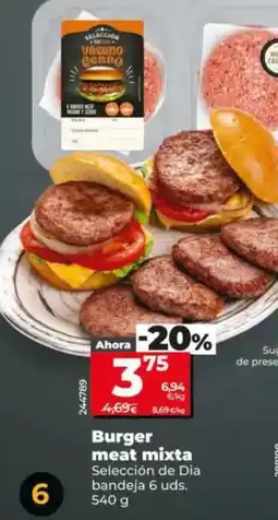 Dia Seleccion de dia - burger meat mixta oferta